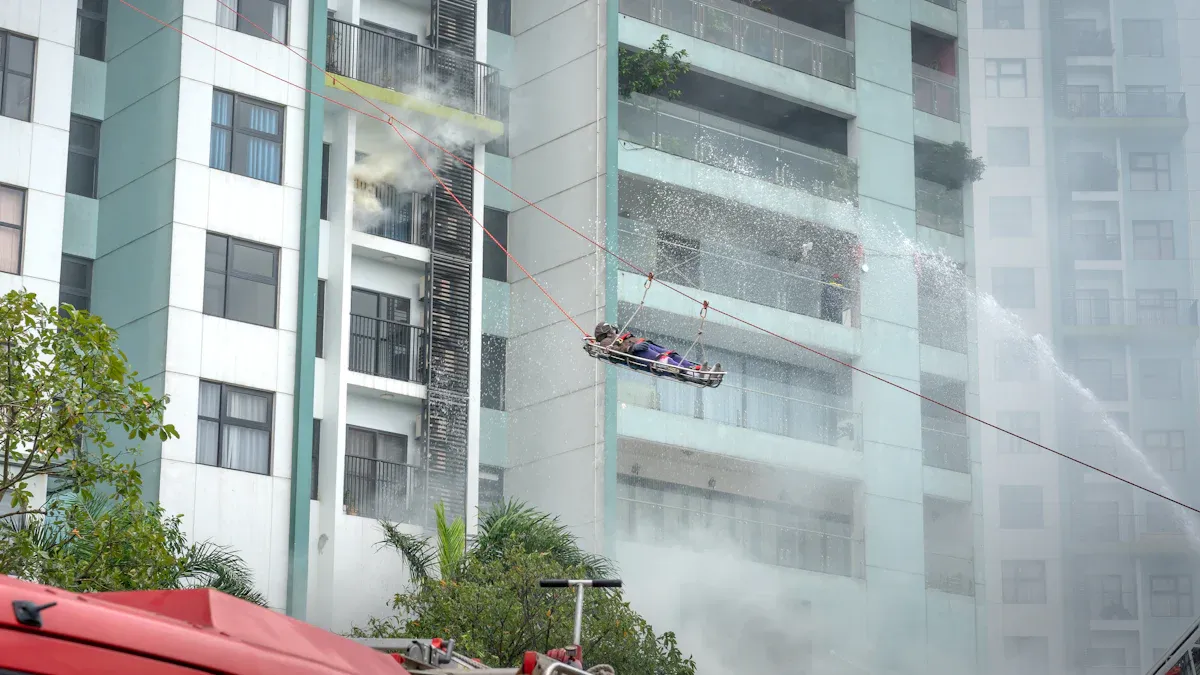 Advanced technologies for fire safety in high-rise buildings